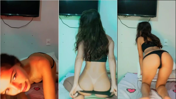 Novinha safada Vicky Harper arrasando no vídeo "Privacy" com suas danças
