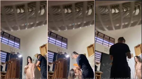 Oriana Salazar, a gostosinha safada toda enrolada