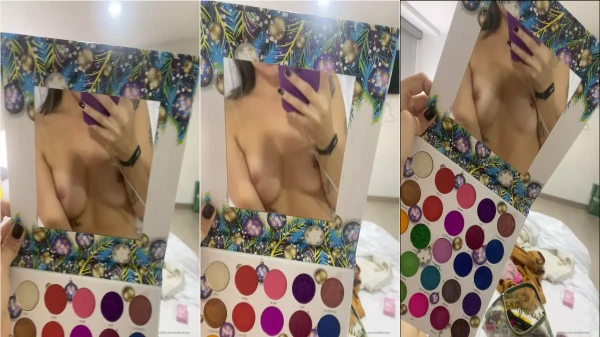 Oriana Salazar gravando os peitinhos e a xoxotinha rosa