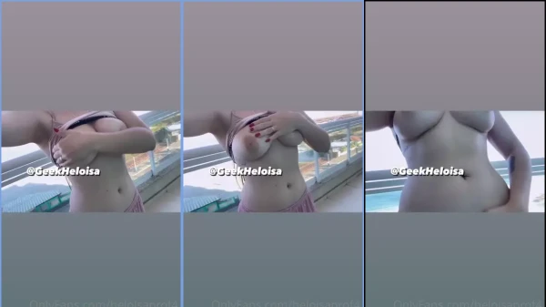 Peitos incríveis da gata Heloisaprof4!