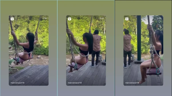 Phatcharin, essa beldade de maiô balançando, tá de tirar o fôlego!