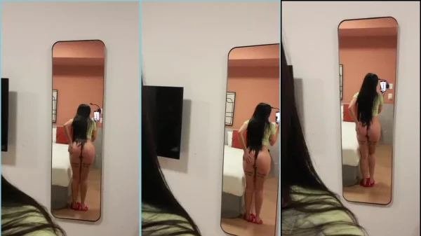 Playmate Mahiza provocando com os peitinhos arrepiados enquanto solta gemidinhos suaves