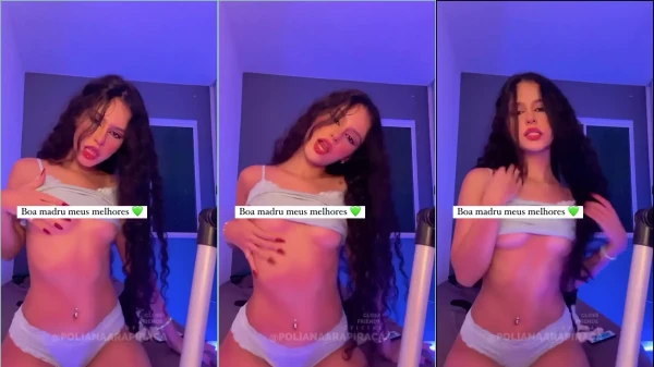 Poliana Arapiraca, essa moreninha irresistível, se jogando na dança de calcinha