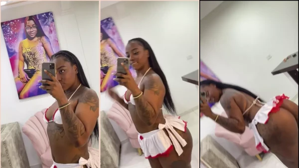 Putinha do OnlyFans, Vayolet, em vídeo picante