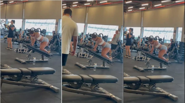 Registrando a gata fitness Dessinha, a esposa maravilhosa!