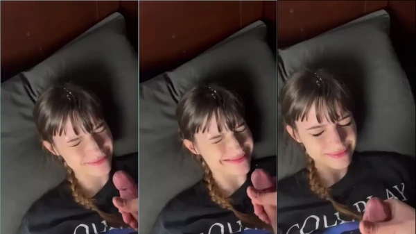 Safado se esbaldou na boca e no rosto da daisydrewuk