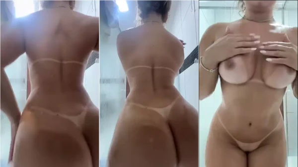 Saiu na rede um vídeo da Aninha se banhando sem roupa