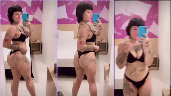 Sra Supimpa em um vídeo com uma calcinha bem grandona