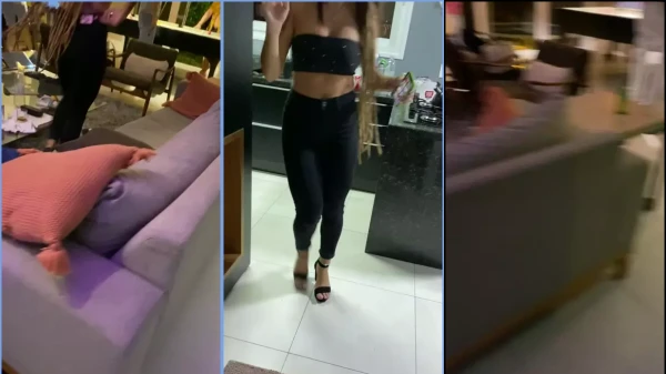 Tati e Davi, que delícia, arrasando no xxx irresistível!