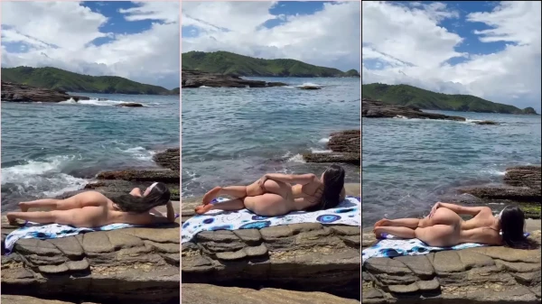 Taynara Domiciano toda pelada de lado, arrasando na beleza!
