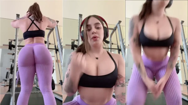 Valeria Vidal, toda maravilhosa na academia!