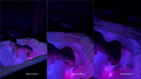 Vídeo da Gabriella Euzbio sem roupa na banheira