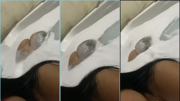 Vídeo da heidyrobles nua se banhando na banheira