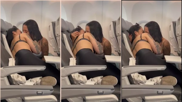 Vídeo da Jennifer Sánchez se divertindo com a amiga durante o voo