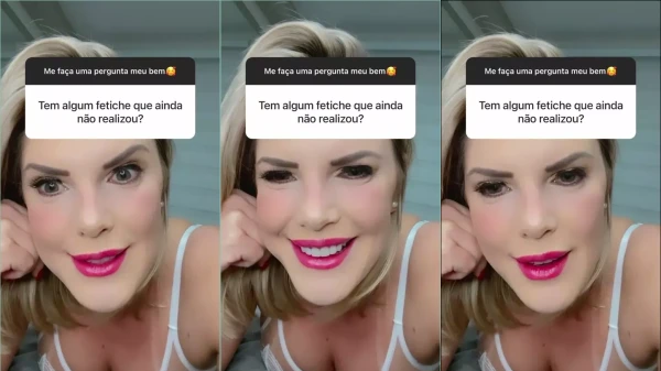 Vídeo da Julia Von Muhlen tirando onda com as perguntas picantes do Instagram