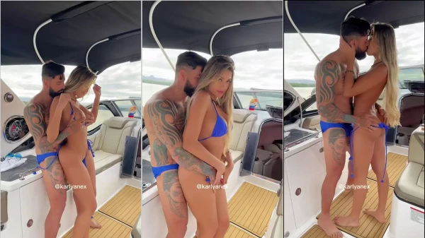 Vídeo da Karlyane Menezes se divertindo na lancha