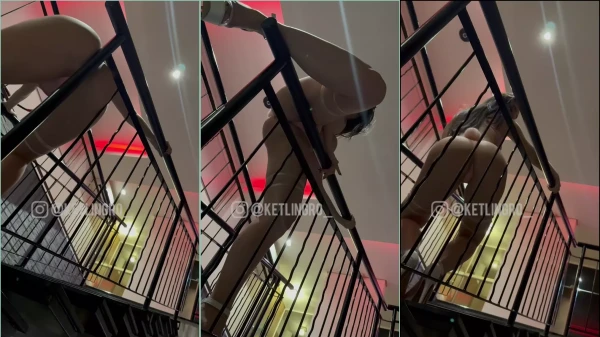 Vídeo da Ketlin Groisman se mostrando nua nas escadas