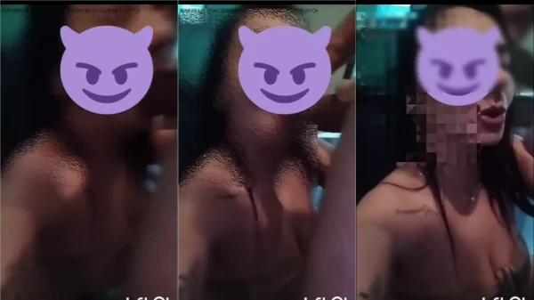 Vídeo quente da garota exibindo suas habilidades