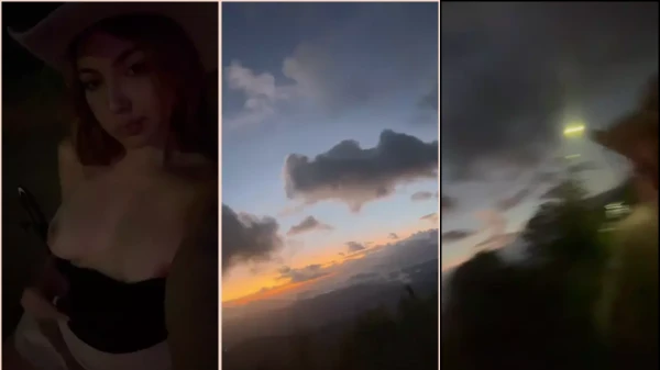 Yorsuccubusuwu exibindo os peitões no meio da rua