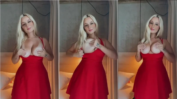 Edena, a princesa toda deliciosa com seu vestido vermelho provocante