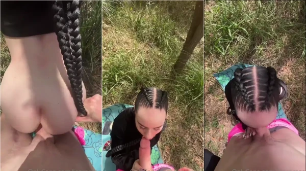 Nesse vídeo, a Laara Rose foi pro mato com um gato bem dotado