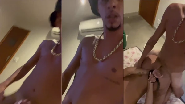 Rafyn se jogando pro cara que tem um pilão enorme