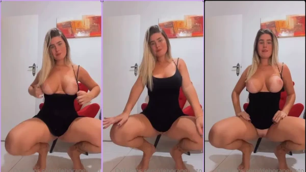 Debora Peixoto, uma delícia com seu vestido e sem calcinha!