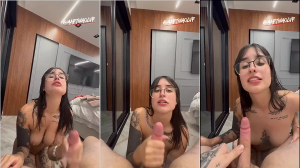 Martina Oliveira se jogando na mamada delícia com uma pegada gostosa