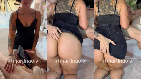 Martina OLVR deu uma relaxada na piroca bem grandona