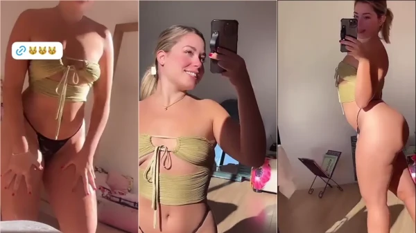 Paola Skye, toda maravilhosa, mostrando seu charme com uma calcinha de renda!