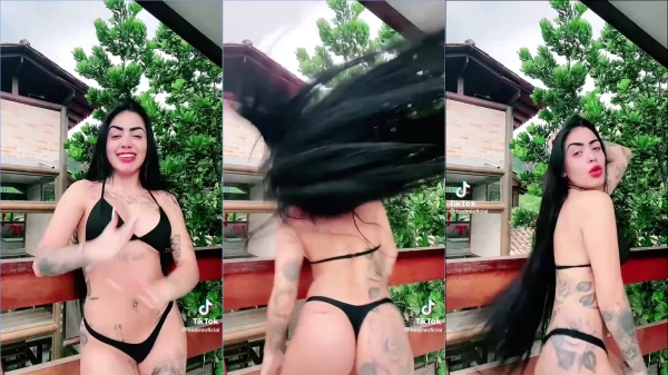 Vídeo caseiro da Mc Mirella só de calcinha e sutiã