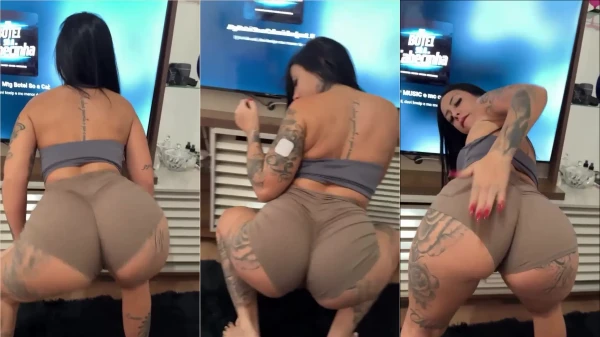 A perfexinha sarada tá rebolando o bundão delícia!