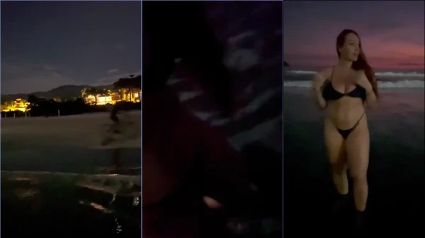 Nesse vídeo, a Jessica Patez dá um show na praia!